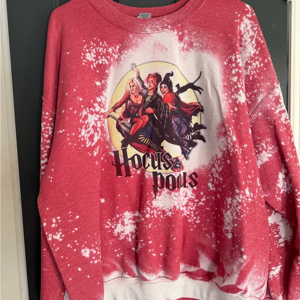 Boutique Halloween Bleached Sweatshirt